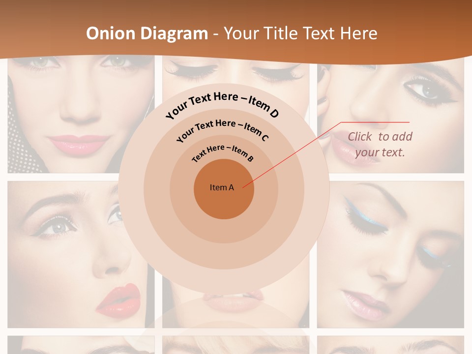 Face Attractive Fashion PowerPoint Template