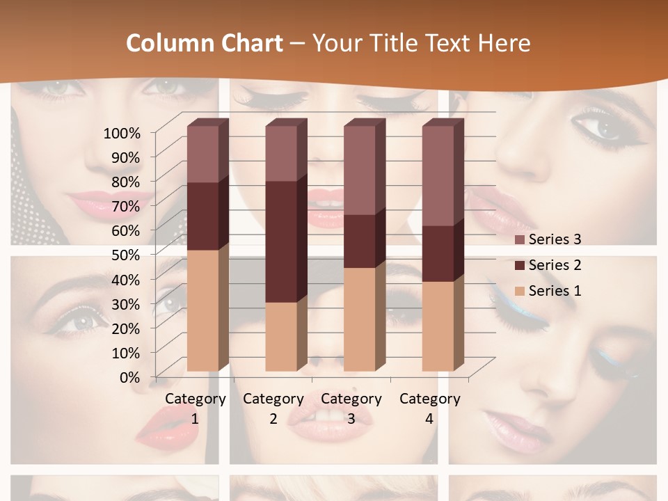 Face Attractive Fashion PowerPoint Template