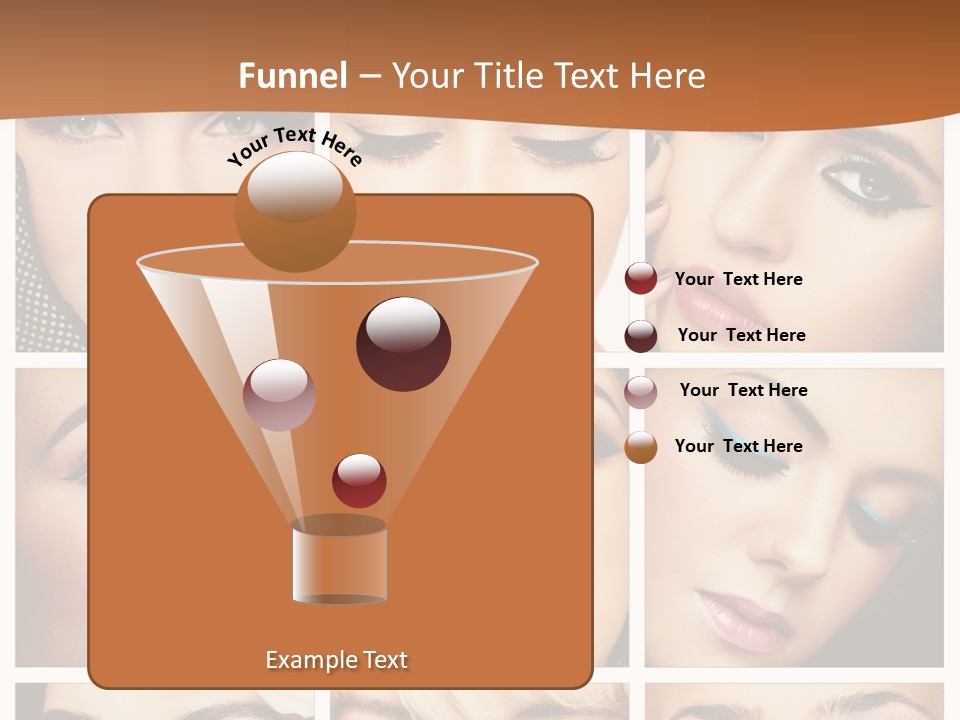 Face Attractive Fashion PowerPoint Template