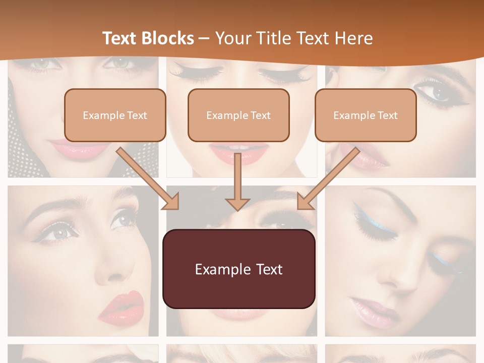 Face Attractive Fashion PowerPoint Template
