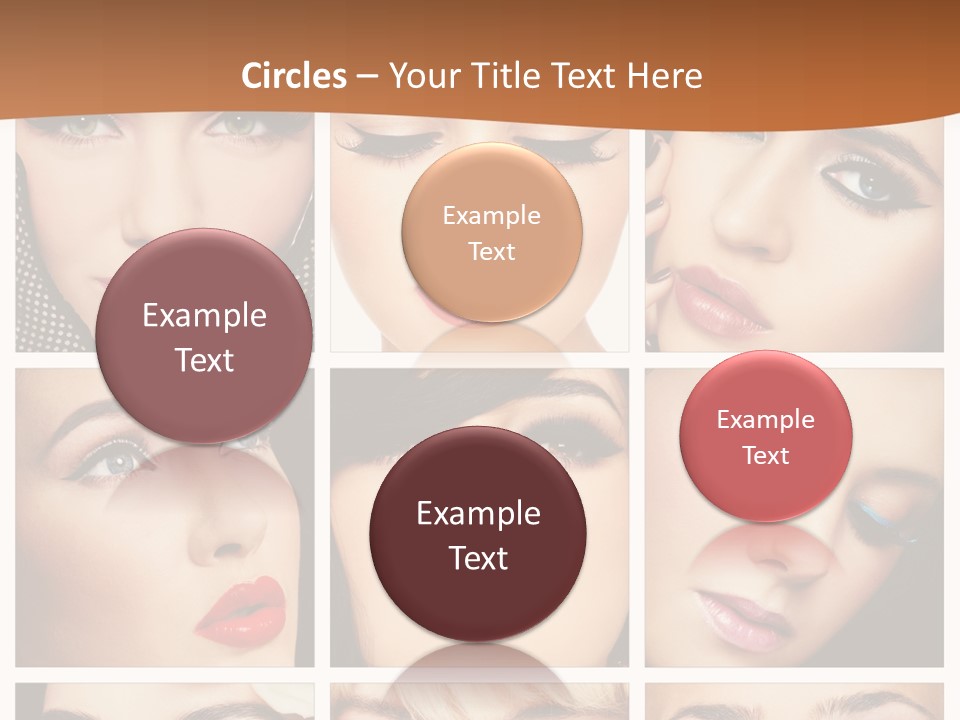 Face Attractive Fashion PowerPoint Template