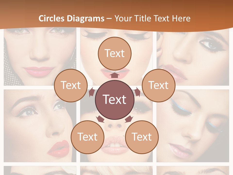 Face Attractive Fashion PowerPoint Template