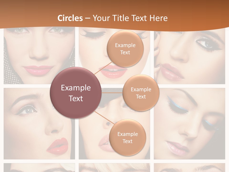 Face Attractive Fashion PowerPoint Template