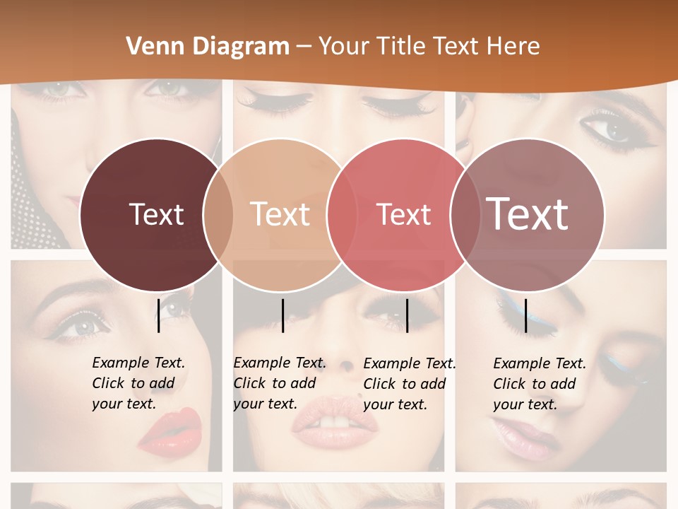 Face Attractive Fashion PowerPoint Template