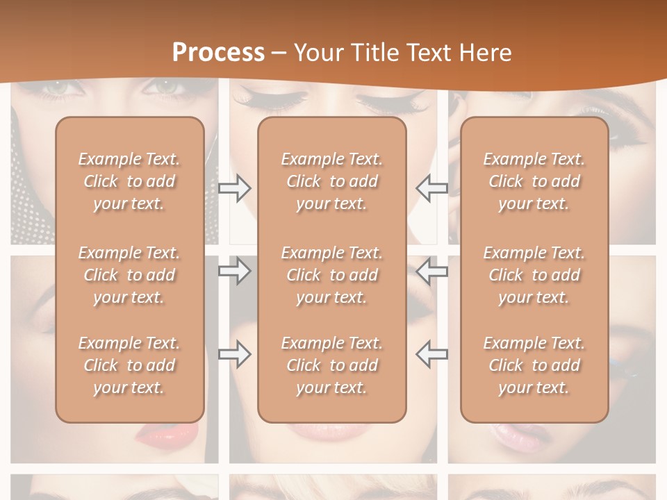 Face Attractive Fashion PowerPoint Template