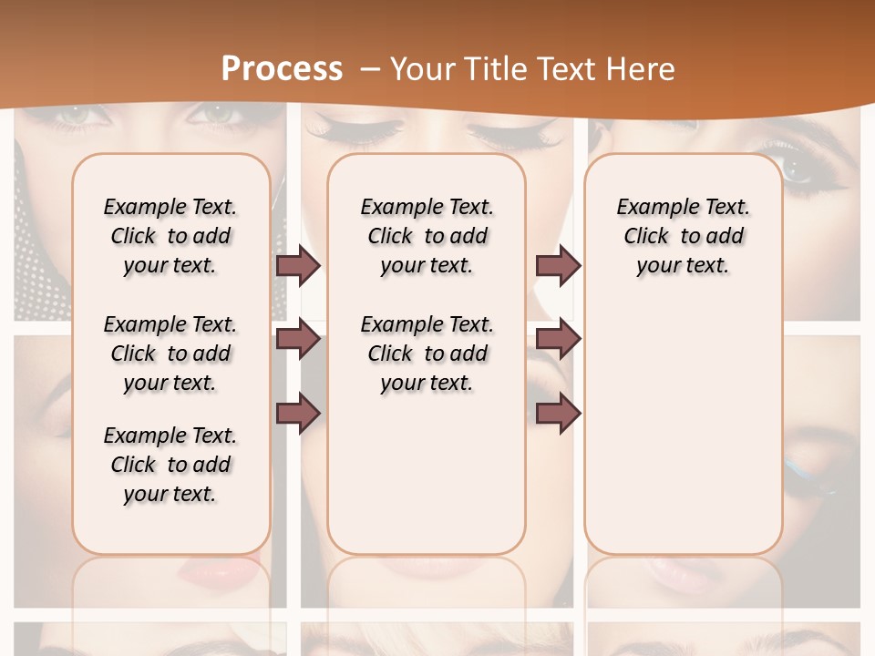 Face Attractive Fashion PowerPoint Template