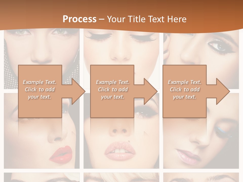 Face Attractive Fashion PowerPoint Template