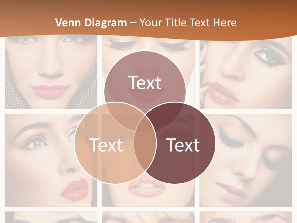 Face Attractive Fashion PowerPoint Template