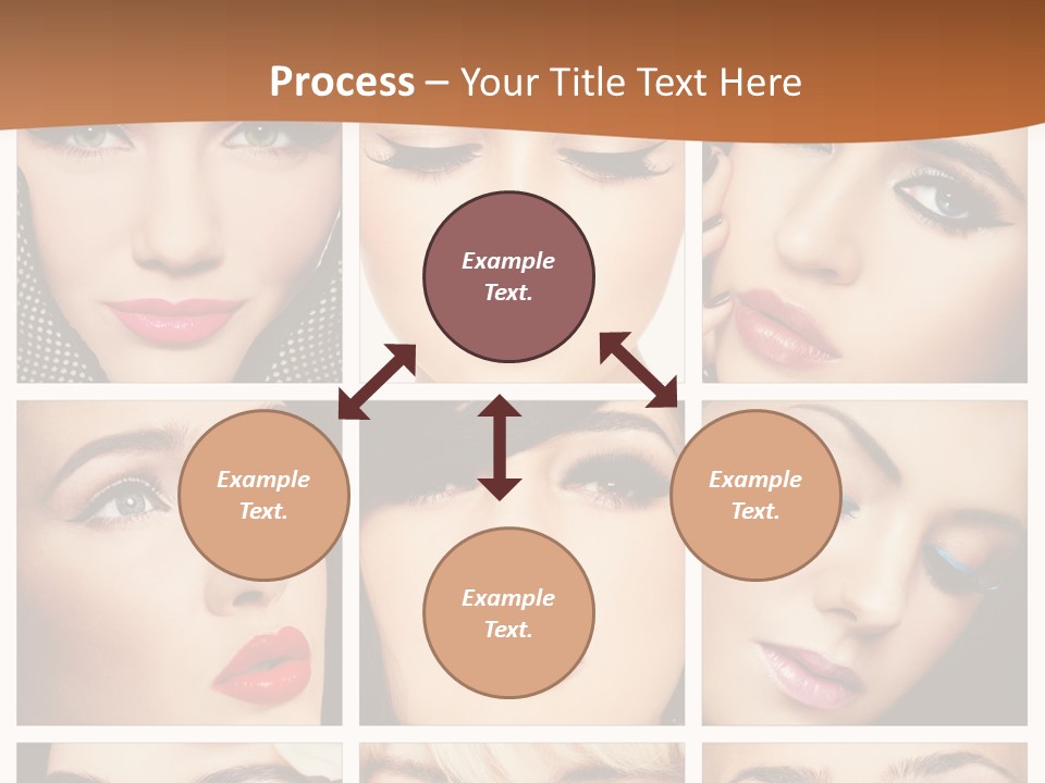 Face Attractive Fashion PowerPoint Template