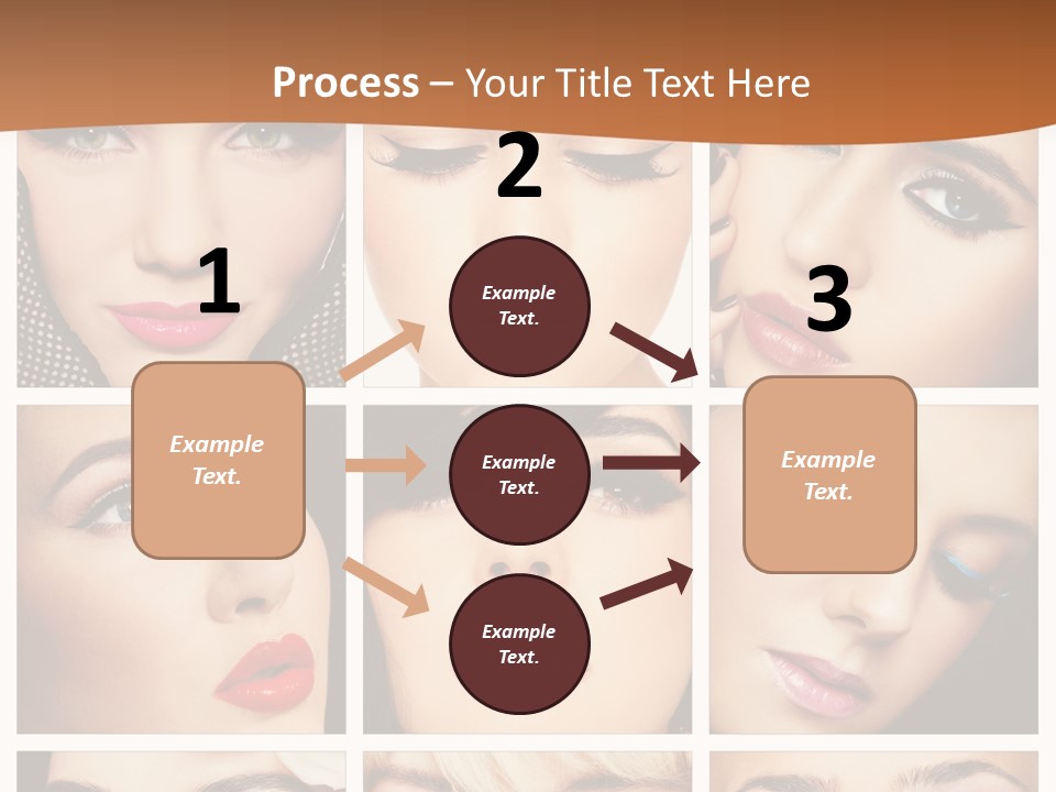 Face Attractive Fashion PowerPoint Template