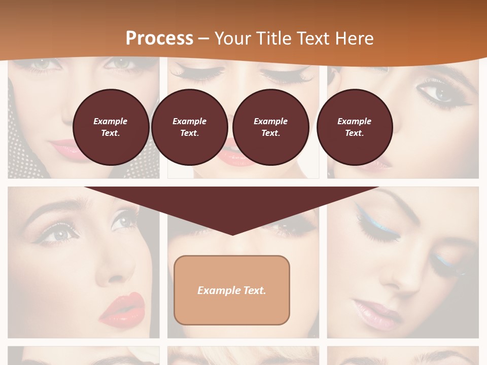 Face Attractive Fashion PowerPoint Template