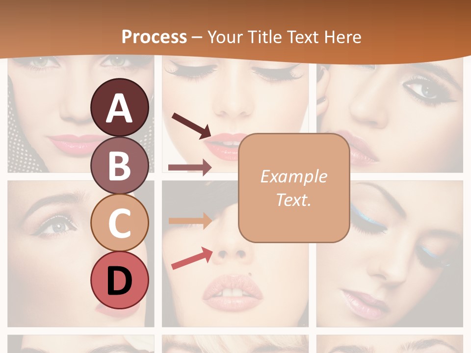 Face Attractive Fashion PowerPoint Template