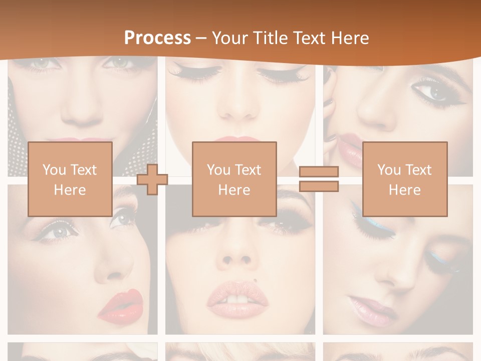 Face Attractive Fashion PowerPoint Template
