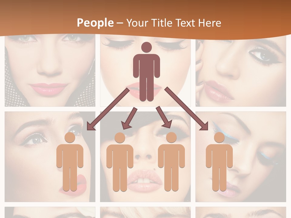 Face Attractive Fashion PowerPoint Template