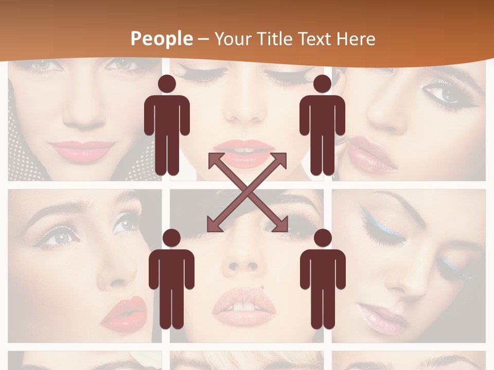 Face Attractive Fashion PowerPoint Template