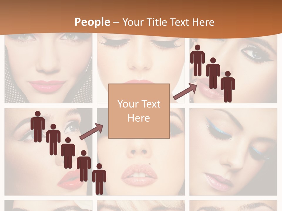 Face Attractive Fashion PowerPoint Template