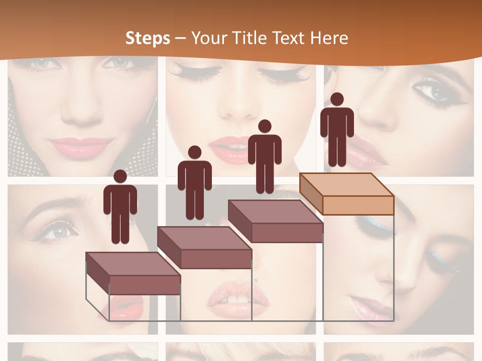 Face Attractive Fashion PowerPoint Template