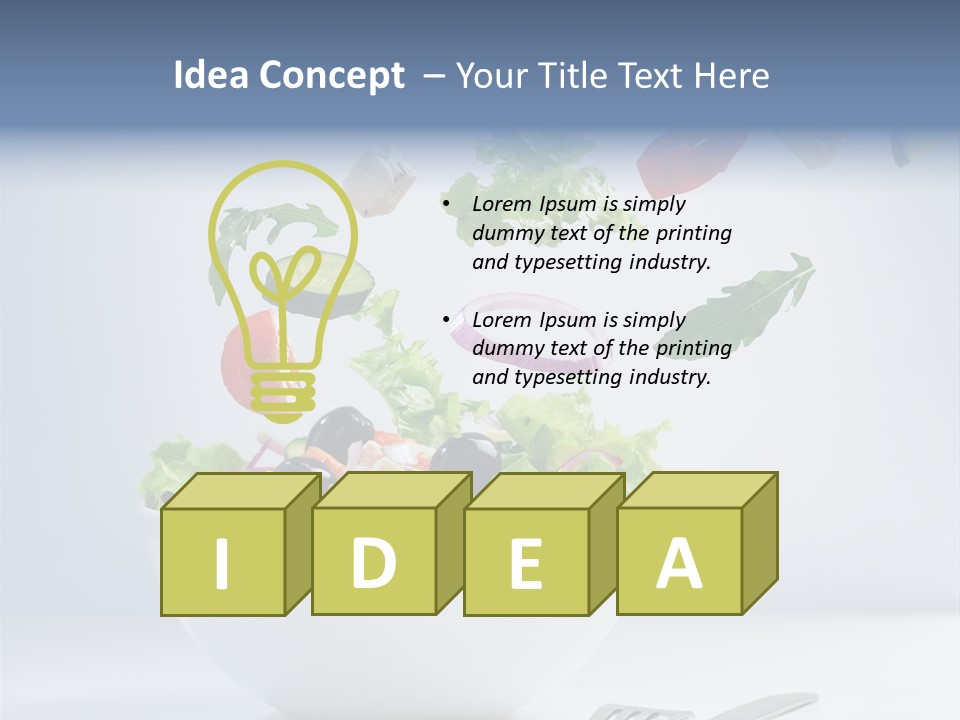 Tomato Nutritious Dish PowerPoint Template