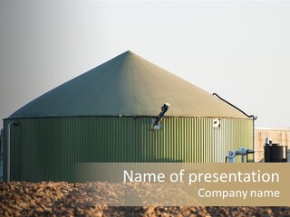 Biomass Renewable Sky PowerPoint Template