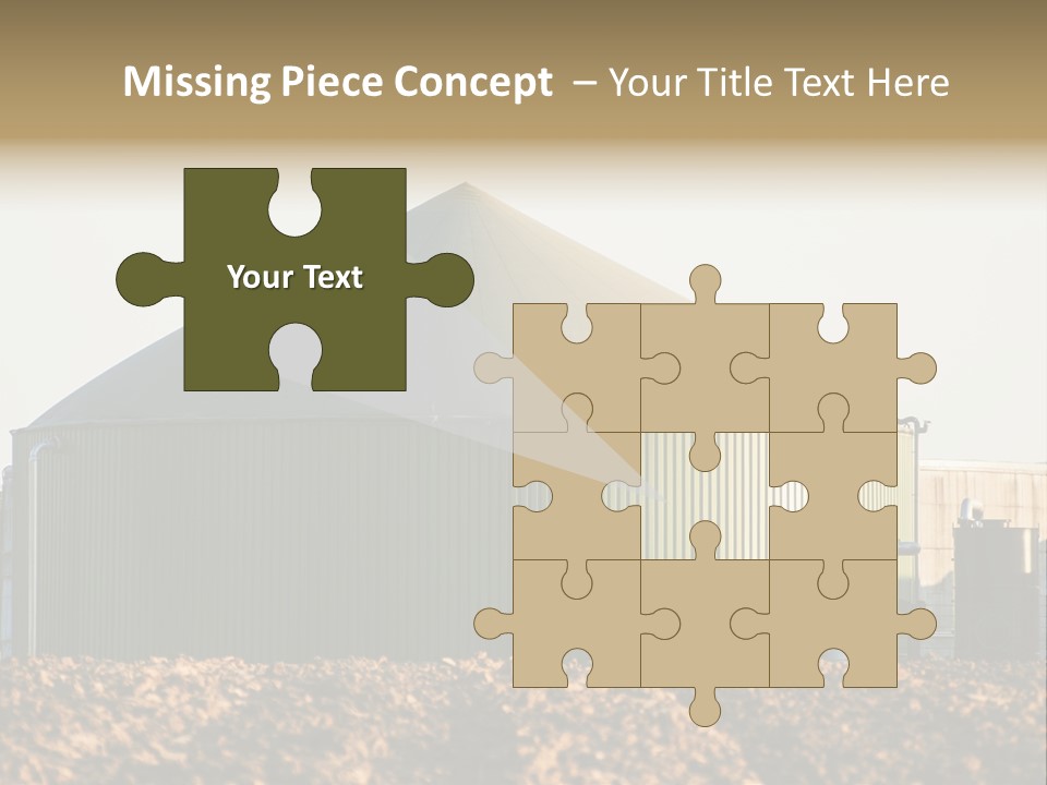 Biomass Renewable Sky PowerPoint Template