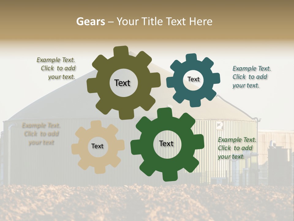 Biomass Renewable Sky PowerPoint Template