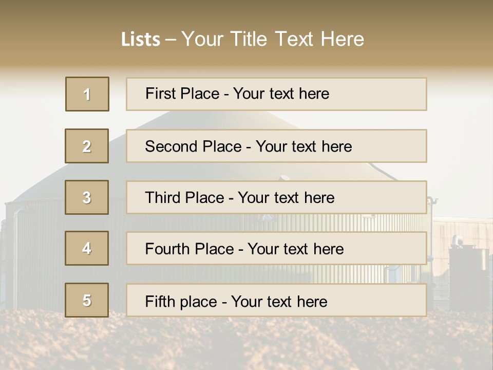 Biomass Renewable Sky PowerPoint Template