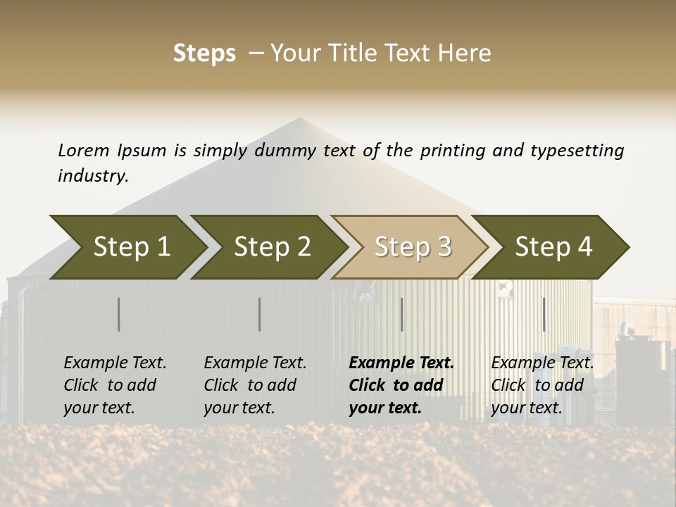 Biomass Renewable Sky PowerPoint Template