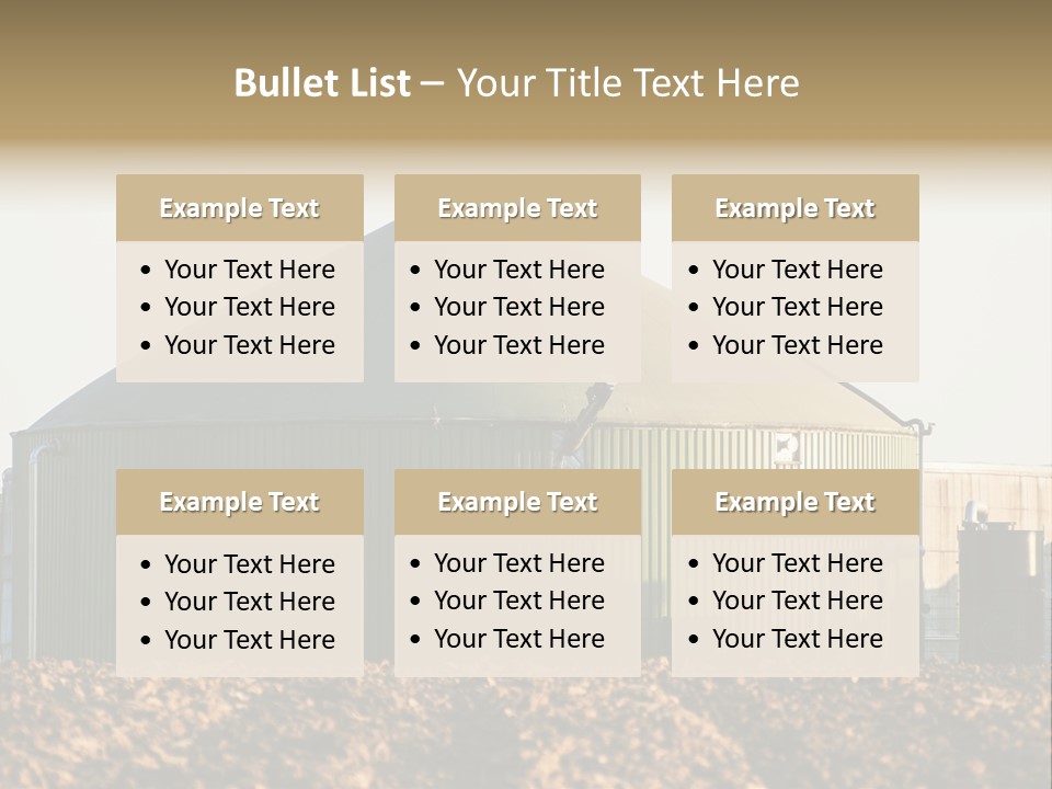 Biomass Renewable Sky PowerPoint Template