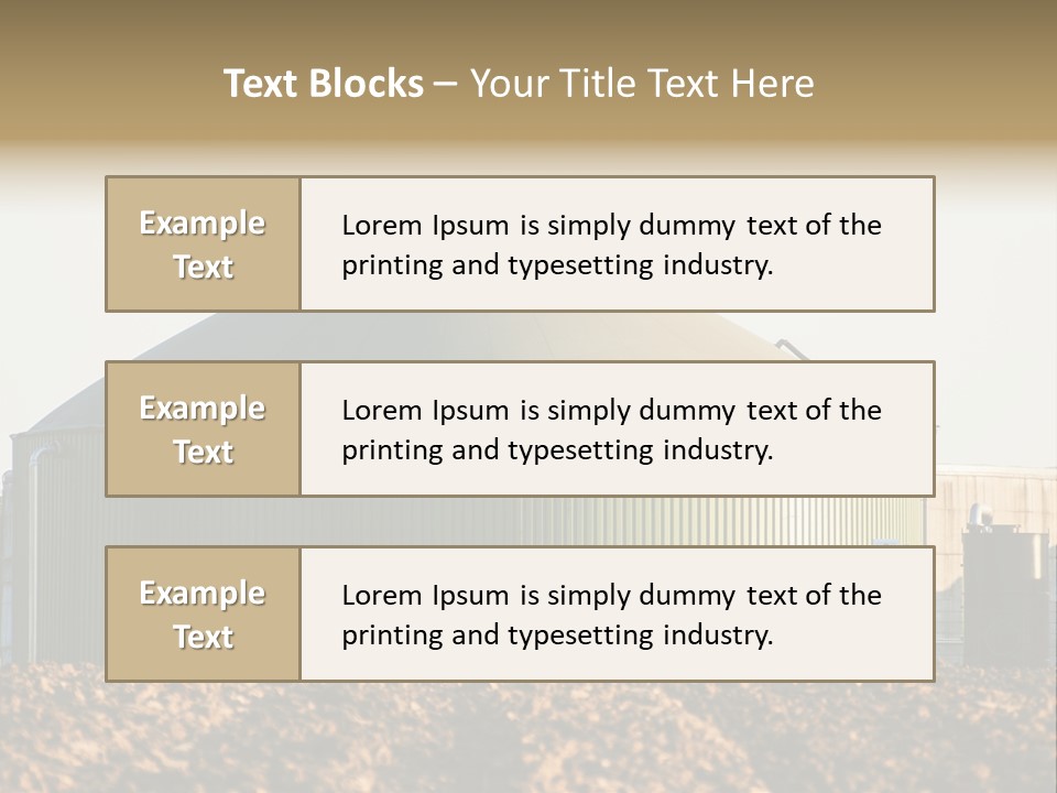 Biomass Renewable Sky PowerPoint Template