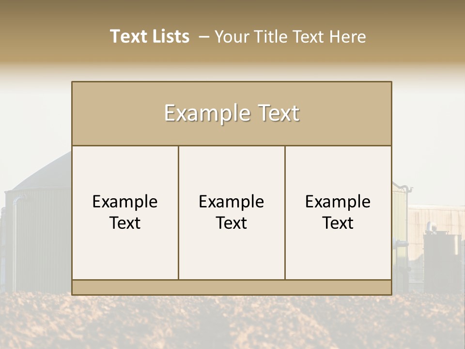 Biomass Renewable Sky PowerPoint Template