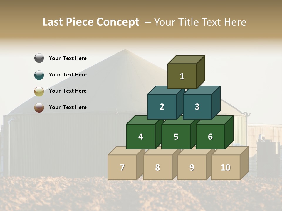 Biomass Renewable Sky PowerPoint Template