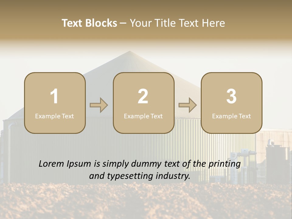 Biomass Renewable Sky PowerPoint Template