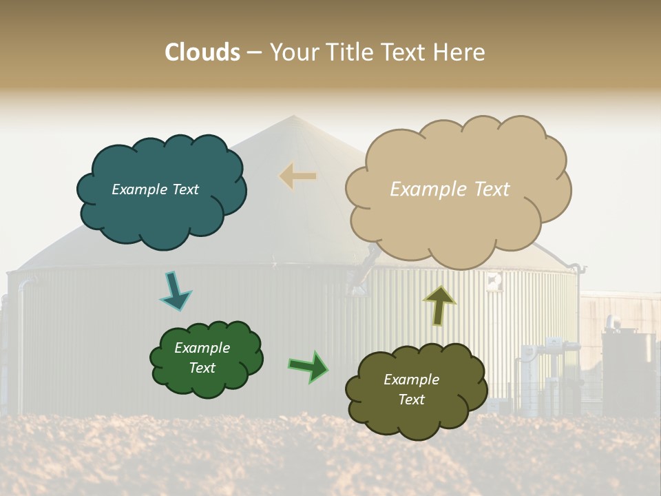 Biomass Renewable Sky PowerPoint Template