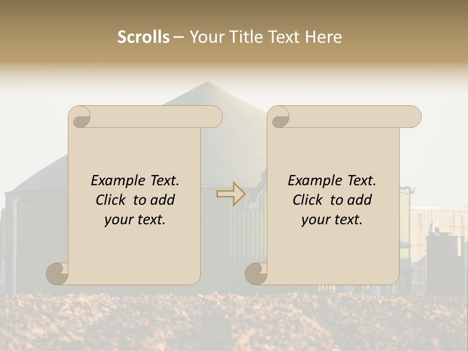 Biomass Renewable Sky PowerPoint Template