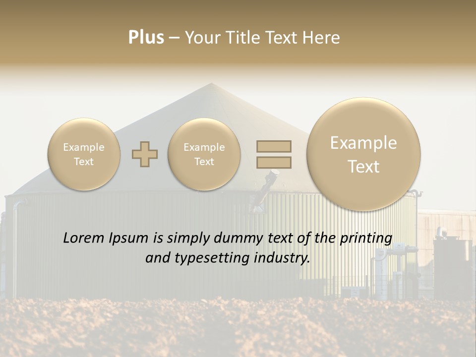 Biomass Renewable Sky PowerPoint Template