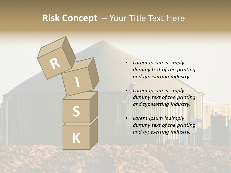 Biomass Renewable Sky PowerPoint Template