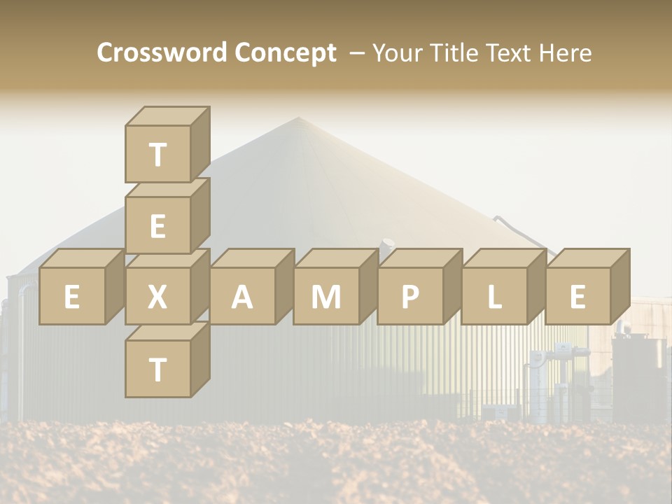 Biomass Renewable Sky PowerPoint Template
