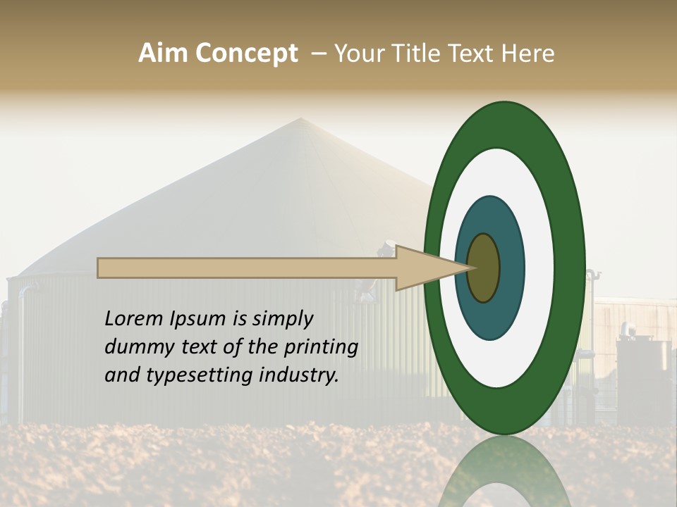Biomass Renewable Sky PowerPoint Template