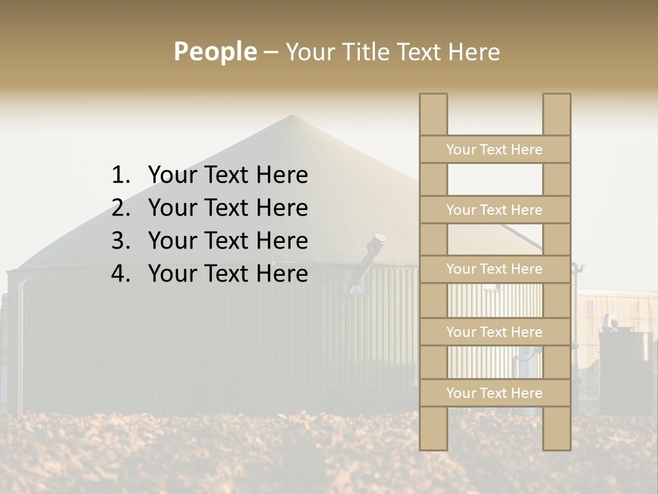 Biomass Renewable Sky PowerPoint Template