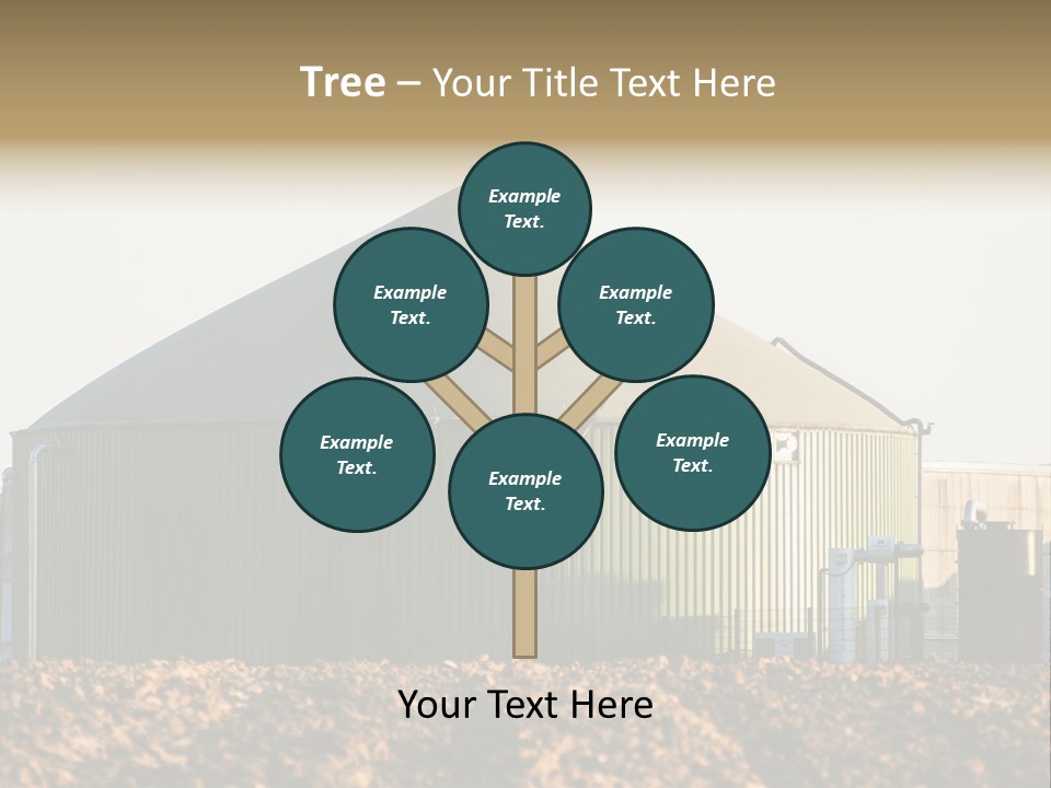 Biomass Renewable Sky PowerPoint Template