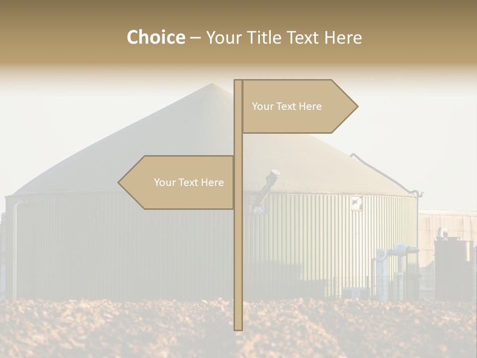 Biomass Renewable Sky PowerPoint Template