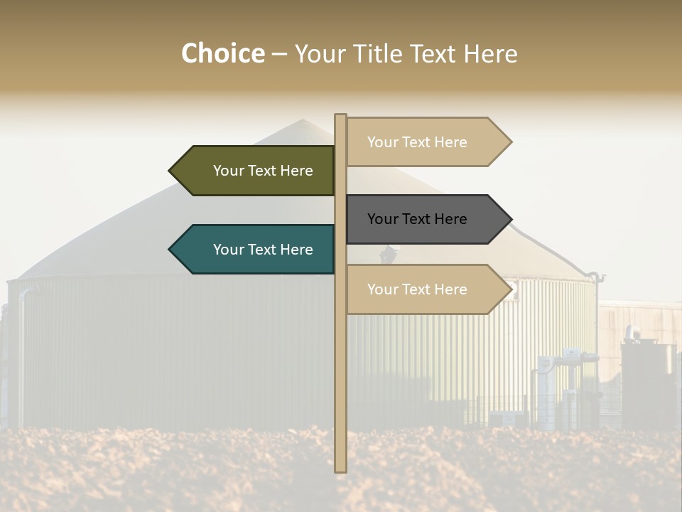Biomass Renewable Sky PowerPoint Template