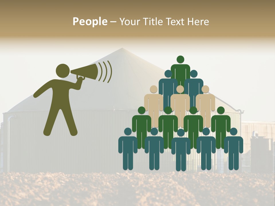 Biomass Renewable Sky PowerPoint Template