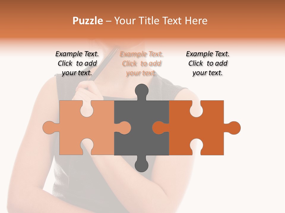 Professional Studio Pensive PowerPoint Template