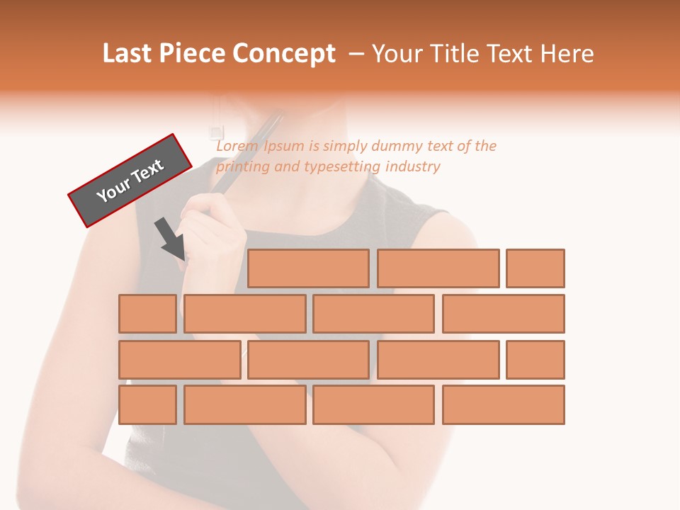 Professional Studio Pensive PowerPoint Template