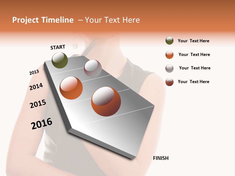 Professional Studio Pensive PowerPoint Template