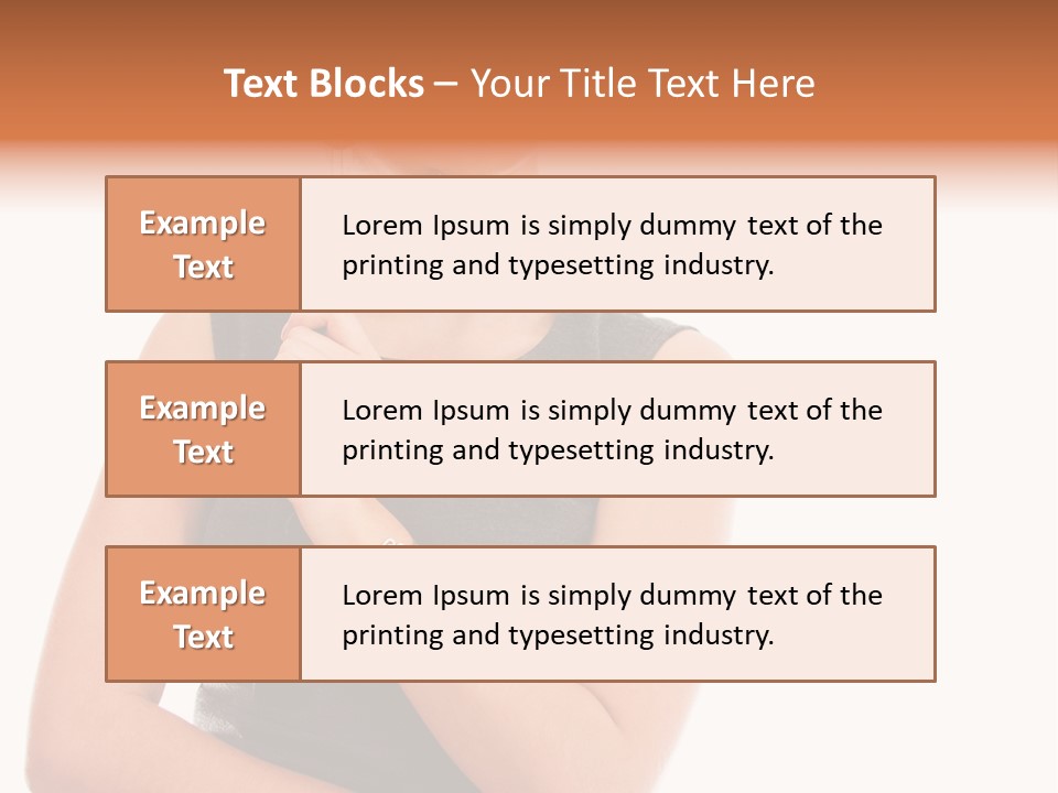 Professional Studio Pensive PowerPoint Template