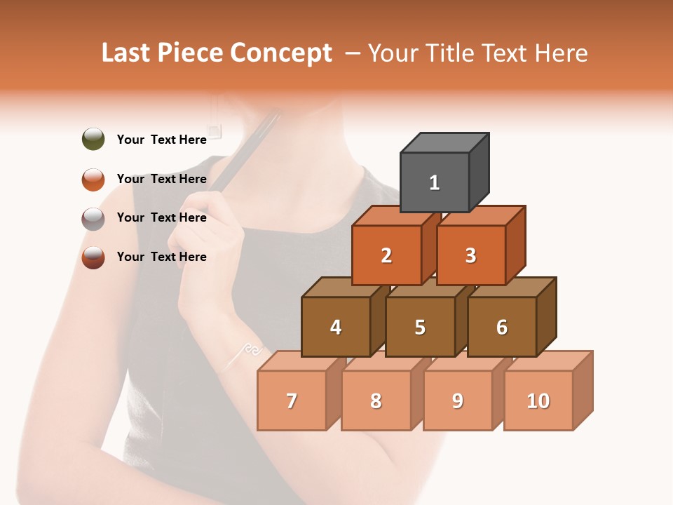 Professional Studio Pensive PowerPoint Template