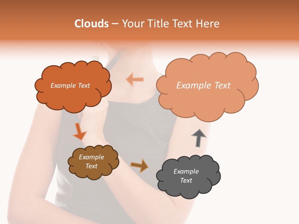 Professional Studio Pensive PowerPoint Template