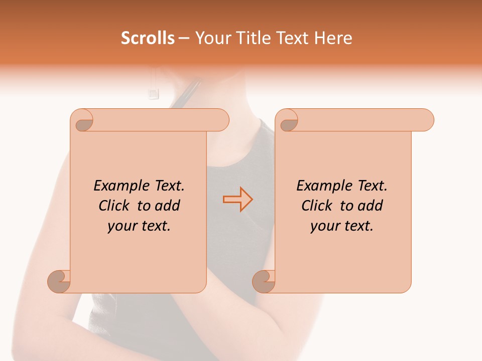 Professional Studio Pensive PowerPoint Template